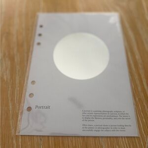 Cloth & Paper Portrait Planner Dashboard A5